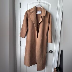 NWT Gentle Herd 100% Camel Tailored Coat
